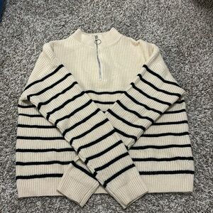 Half zip sweater